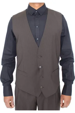 Dolce & Gabbana Heren, Pakken, Bruin, Maat: 2XL Wol