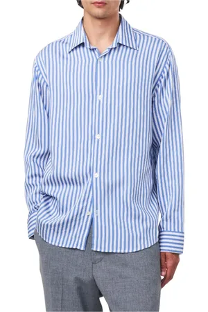 NN.07 Heren, Overhemden, Blauw, Maat: S