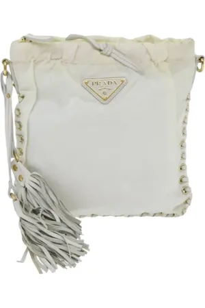 Prada Dames, Pre-owned, Wit, Maat: ONE Size