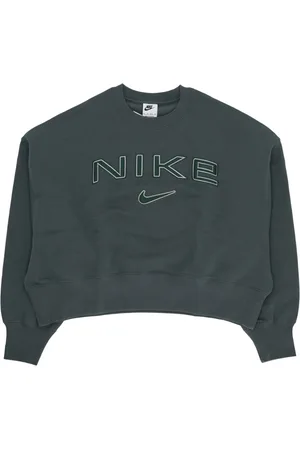 Nike Dames, Sweatshirts & Hoodies, Groen, Maat: M Katoen