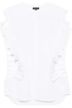 Comme des Garçons Dames, Tops, Wit, Maat: M Katoen