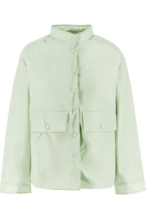 Aspesi Dames, Jassen, Groen, Maat: S Nylon