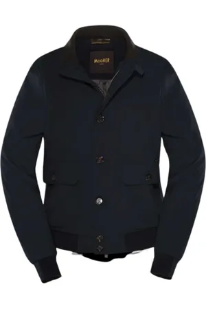 MOORER Heren, Jassen, Blauw, Maat: 2XL