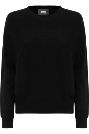 ALPHA STUDIO Dames, Sweatshirts & Hoodies, Zwart, Maat: L