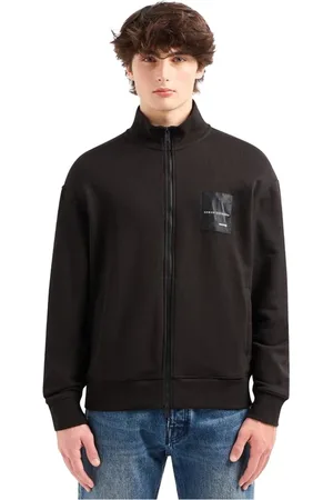 Armani Exchange Heren, Sweatshirts & Hoodies, Zwart, Maat: M Katoen