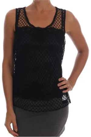 Dolce & Gabbana Dames, Tops, Zwart, Maat: S Katoen