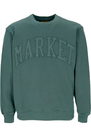 MARKET Heren, Sweatshirts & Hoodies, Groen, Maat: XL Katoen