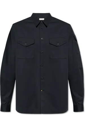 Alexander McQueen Heren, Overhemden, Blauw, Maat: XL Katoen