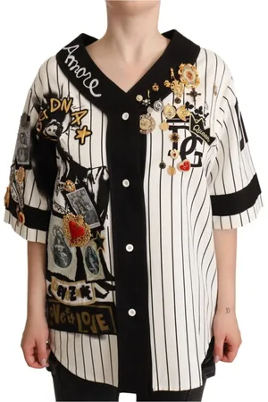 Dolce & Gabbana Dames, Blouses & Shirts, Veelkleurig, Maat: XS Katoen