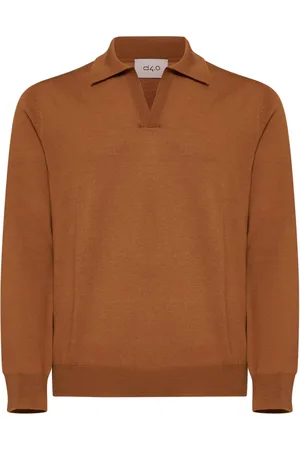 D4.0 Heren, Truien, Bruin, Maat: XL Wol