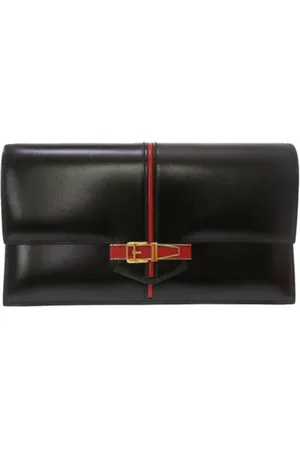 Hermès Dames, Pre-owned, Zwart, Maat: ONE Size Leer