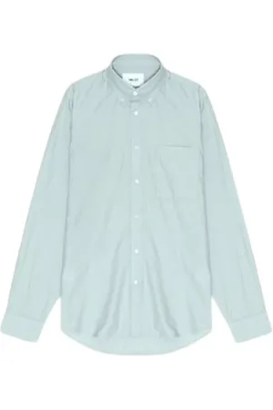 NN.07 Heren, Overhemden, Blauw, Maat: S Katoen