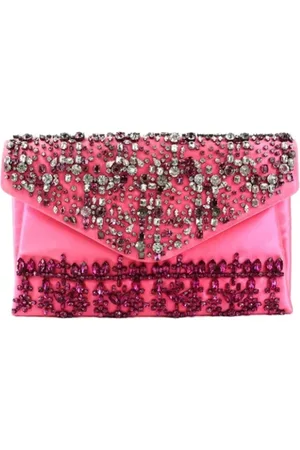 VALENTINO Dames, Pre-owned, Roze, Maat: ONE Size Satijn