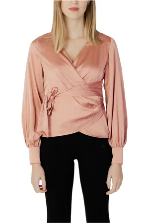 Guess Dames, Blouses & Shirts, Roze, Maat: S Poliester