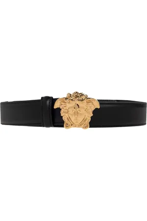 VERSACE Dames, Accessoires, Zwart, Maat: 70 CM Leer