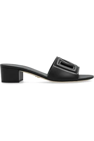 Dolce & Gabbana Dames, Schoenen, Zwart, Maat: 36 EU Leer