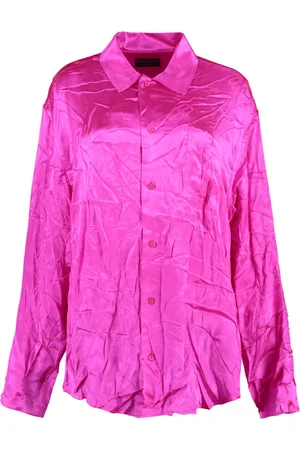 Balenciaga Dames, Blouses & Shirts, Roze, Maat: 2XS Zijde