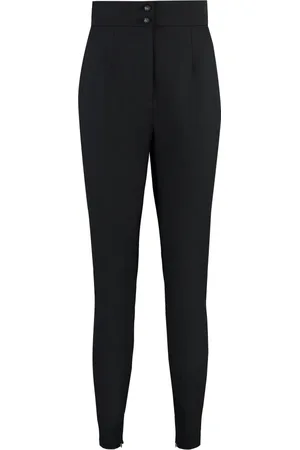 Dolce & Gabbana Dames, Broeken, Zwart, Maat: XS Katoen