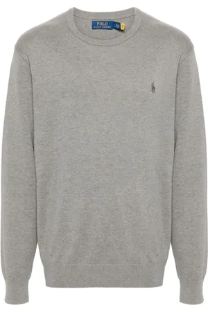 Ralph Lauren Heren, Truien, Grijs, Maat: XL Katoen