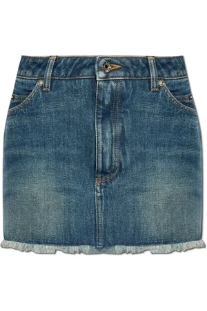 Dolce & Gabbana Dames, Rokken, Blauw, Maat: S Denim