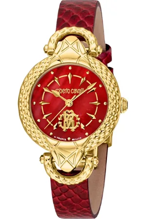 Roberto Cavalli Dames, Accessoires, Rood, Maat: ONE Size Leer