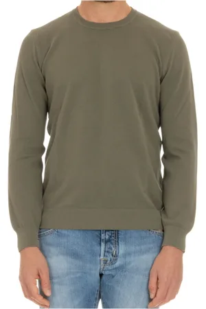 Gran Sasso Heren, Sweatshirts & Hoodies, Groen, Maat: 2XL Katoen