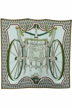 Hermès Dames, Pre-owned, Veelkleurig, Maat: ONE Size Zijde