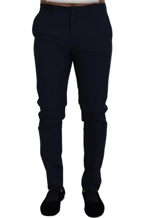 Dolce & Gabbana Heren, Broeken, Blauw, Maat: XL Katoen