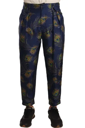 Dolce & Gabbana Heren, Broeken, Veelkleurig, Maat: M Zijde