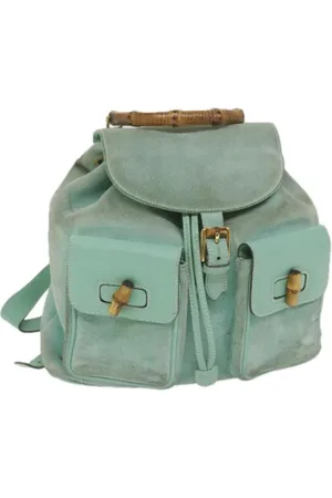 Gucci Dames, Pre-owned, Blauw, Maat: ONE Size Suède