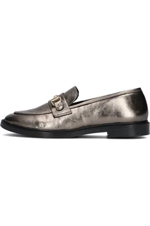 NOTRE-V Dames, Schoenen, Grijs, Maat: 38 EU Leer
