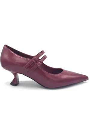Jeannot Dames, Schoenen, Rood, Maat: 38 EU Leer