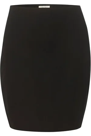 Part Two Dames, Rokken, Zwart, Maat: 2XL Leer