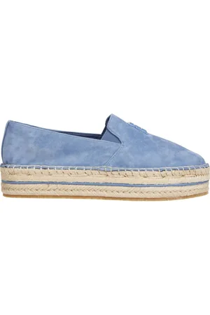 Tommy Hilfiger Dames, Schoenen, Blauw, Maat: 39 EU Katoen