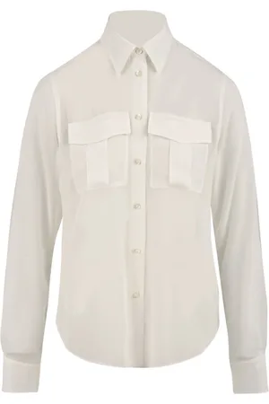 Aspesi Dames, Blouses & Shirts, Wit, Maat: S