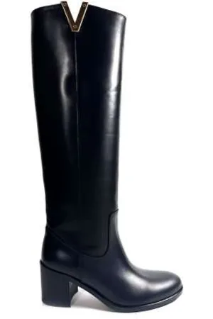 Via Roma Dames, Schoenen, Zwart, Maat: 38 EU Leer