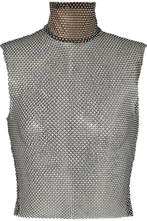 GENNY Dames, Tops, Zwart, Maat: 2XS