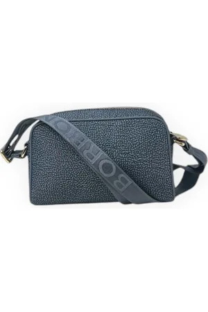 Borbonese Dames, Tassen, Blauw, Maat: ONE Size Denim