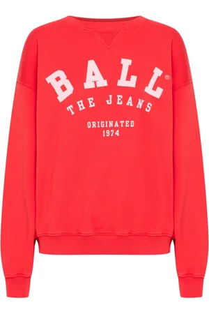 Ball Dames, Sweatshirts & Hoodies, Rood, Maat: L