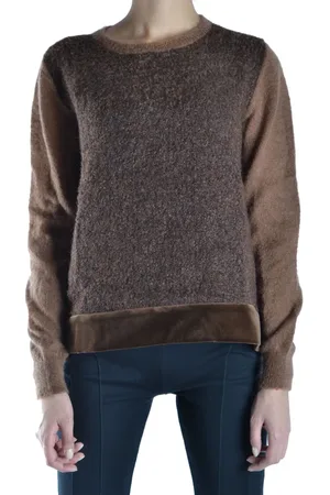 Alberta Ferretti Dames, Truien, Bruin, Maat: XS