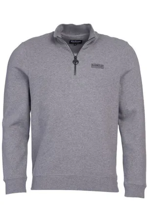 Barbour Heren, Sweatshirts & Hoodies, Grijs, Maat: L Katoen