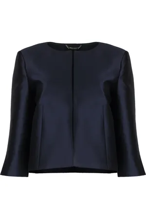 Alberta Ferretti Dames, Jassen, Blauw, Maat: S Zijde