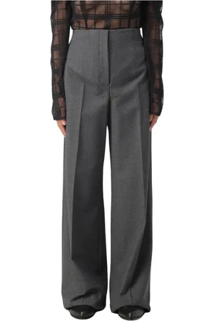 Alberta Ferretti Dames, Broeken, Grijs, Maat: XS