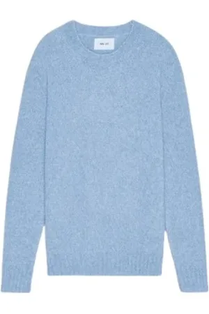 NN.07 Heren, Truien, Blauw, Maat: XL Wol