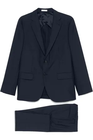 Boglioli Heren, Pakken, Blauw, Maat: 2XL