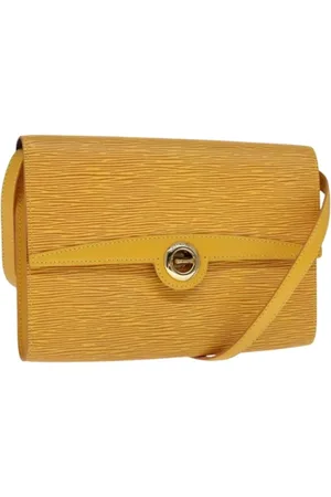 LOUIS VUITTON Dames, Pre-owned, Geel, Maat: ONE Size Leer