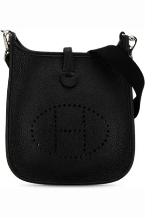 Hermès Dames, Pre-owned, Zwart, Maat: ONE Size Leer