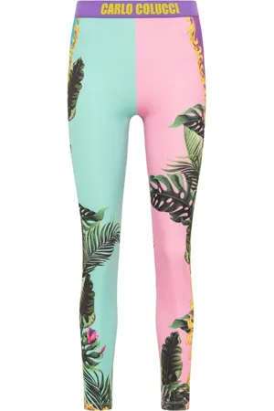 Carlo Colucci Dames, Broeken, Veelkleurig, Maat: XS