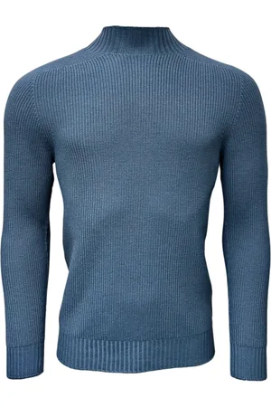 Gran Sasso Heren, Truien, Blauw, Maat: 2XL Wol