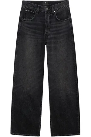 ANINE BING Dames, Jeans, Grijs, Maat: W29 Katoen